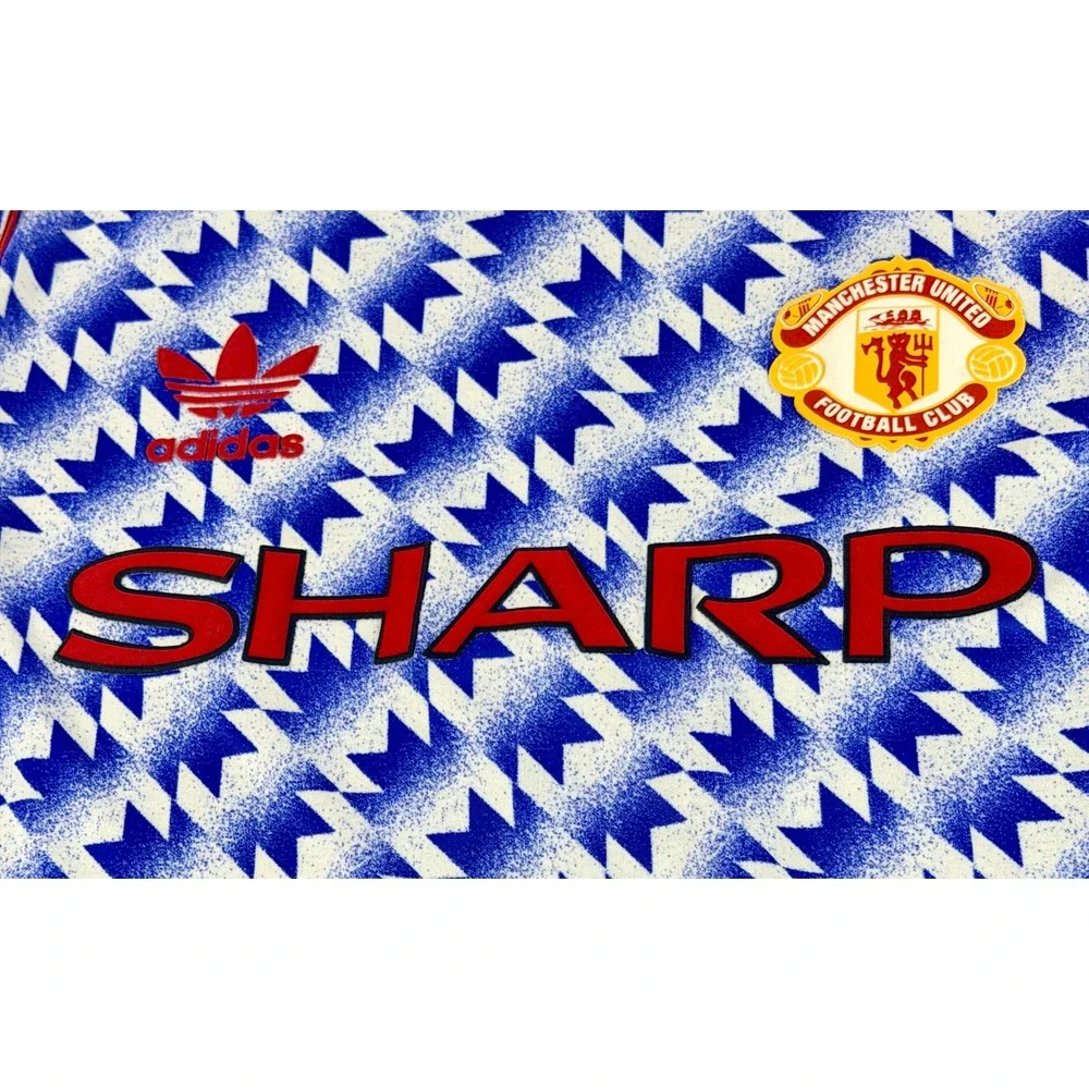 Adidas Manchester United 1990-1992 Away Jersey Mens Small JM5495 Reissue NWT